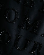 "GUCCI" Pre-Fall 2018 collection message embroidered shawl collar jacket