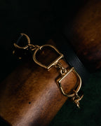 “HERMES“ 90’s Stirrup motif double tour bracelet