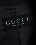 -SPECIAL- "GUCCI" 1998's-01's Tom Ford period beautiful faded suede long coat