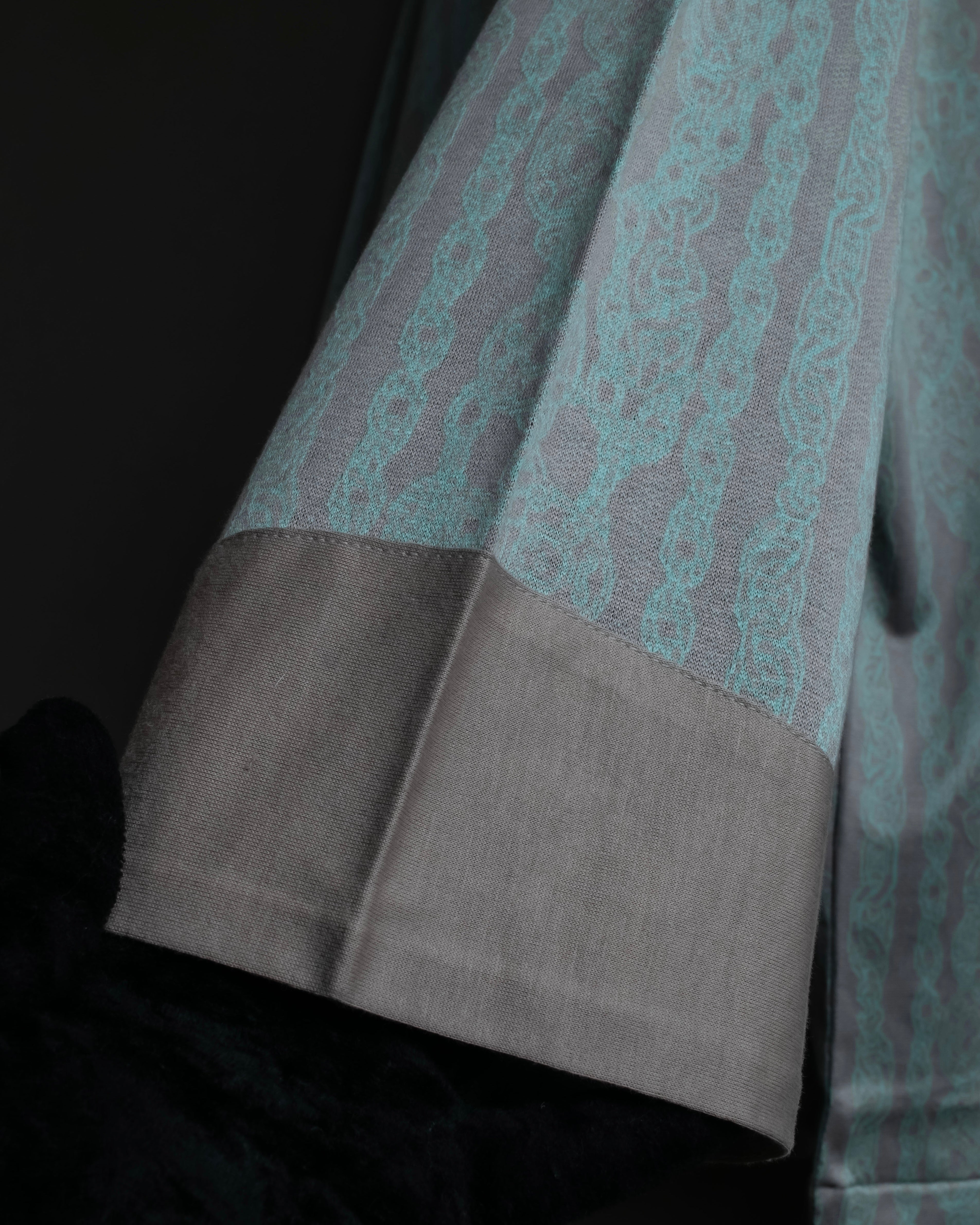 "CELINE" Chain motif pattern relaxed pajama set up