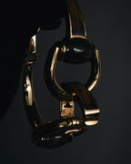 "GUCCI" 00’s Oversized horsebit link bracelet