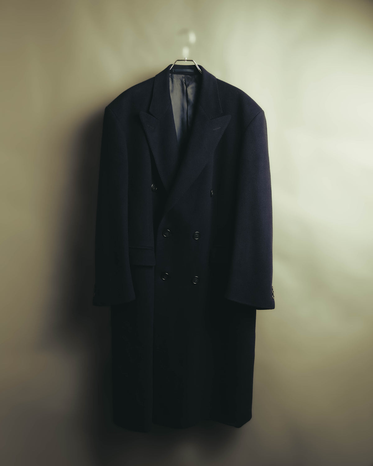 “Burberrys” 80’s-90’s Oversized double-breasted cashmere chester coat