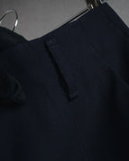 "JIL SANDER" 90’s pure new wool minimalist slacks