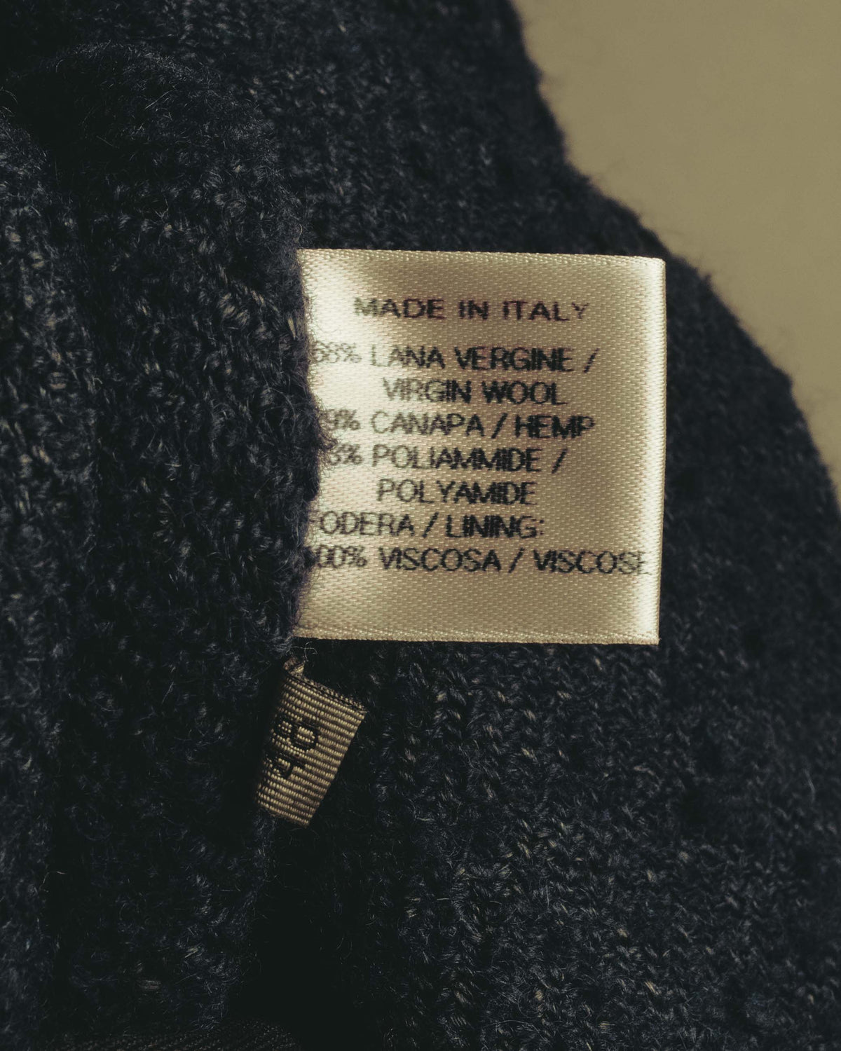 "BOTTEGA VENETA"  Late 90's-early 00's textured tailored short coat