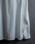 "VALENTINO" Stud detail collar white cotton shirt