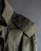"Burberrys" Dark khaki belted trench coat