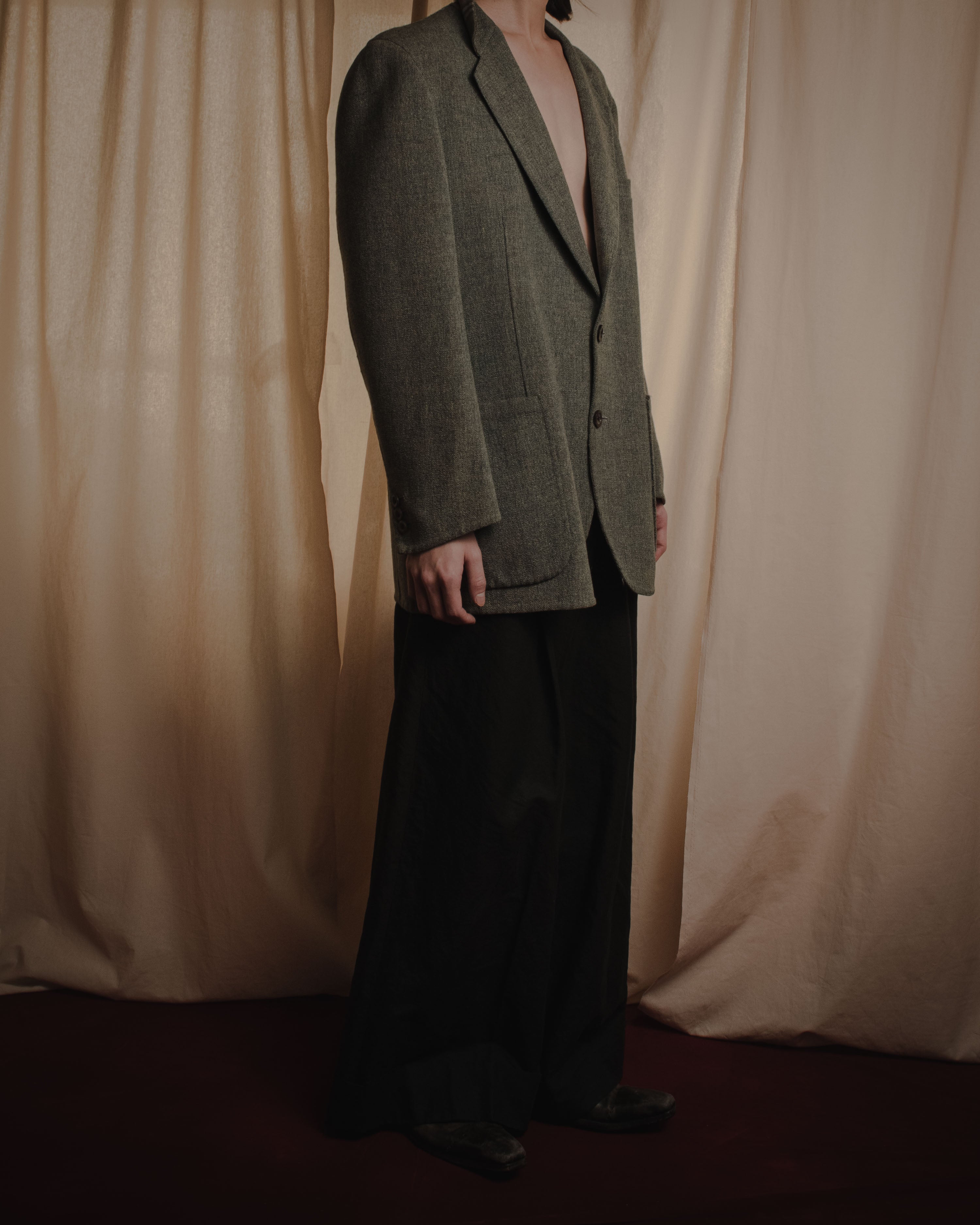 "Burberrys" 90’s early british tweed country tailored jacket