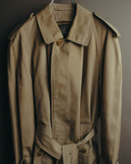 “BURBERRYS” 90’s classic cotton trench coat