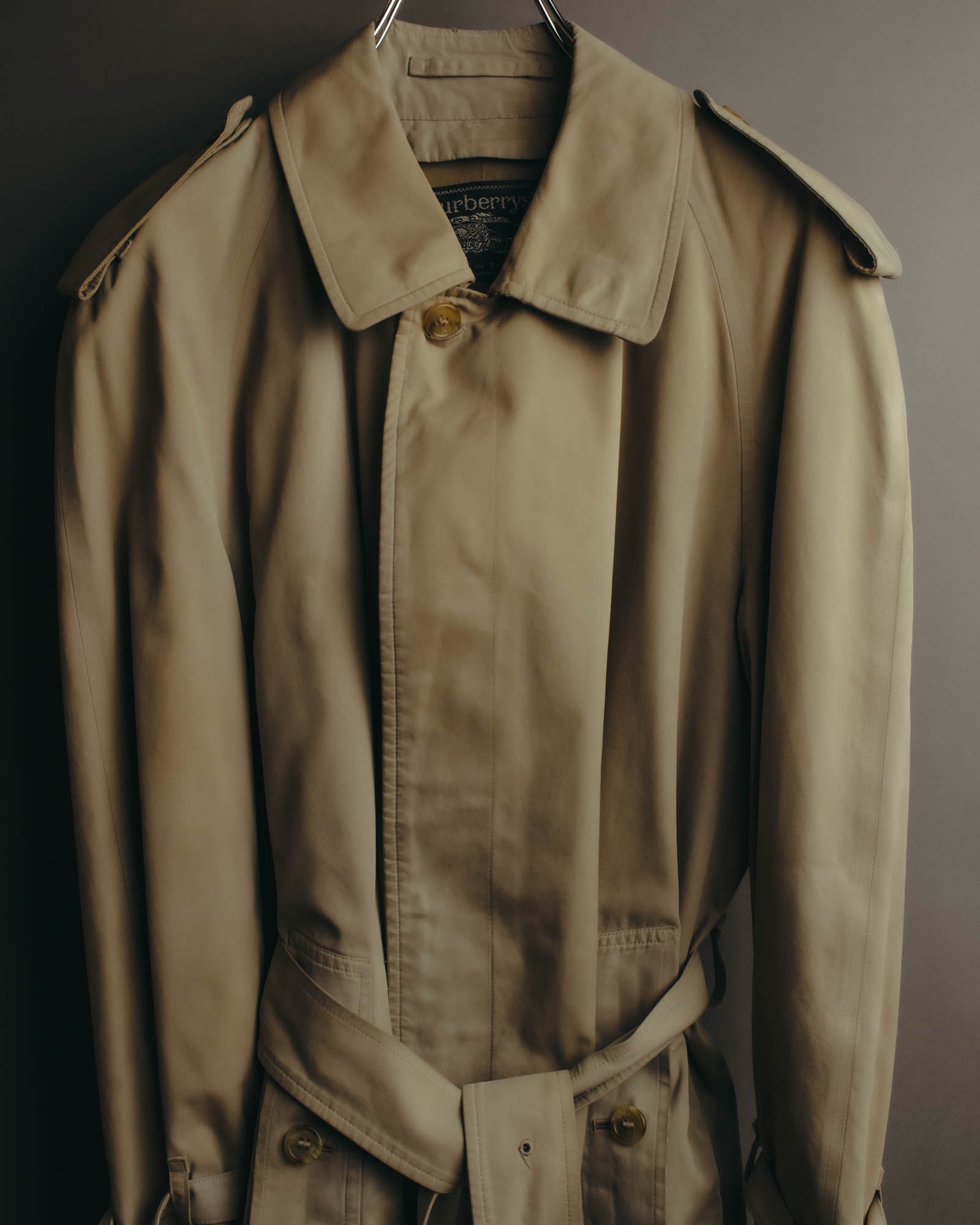 “BURBERRYS” 90’s classic cotton trench coat