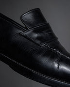 "GUCCI" 90’s classic leather penny loafers