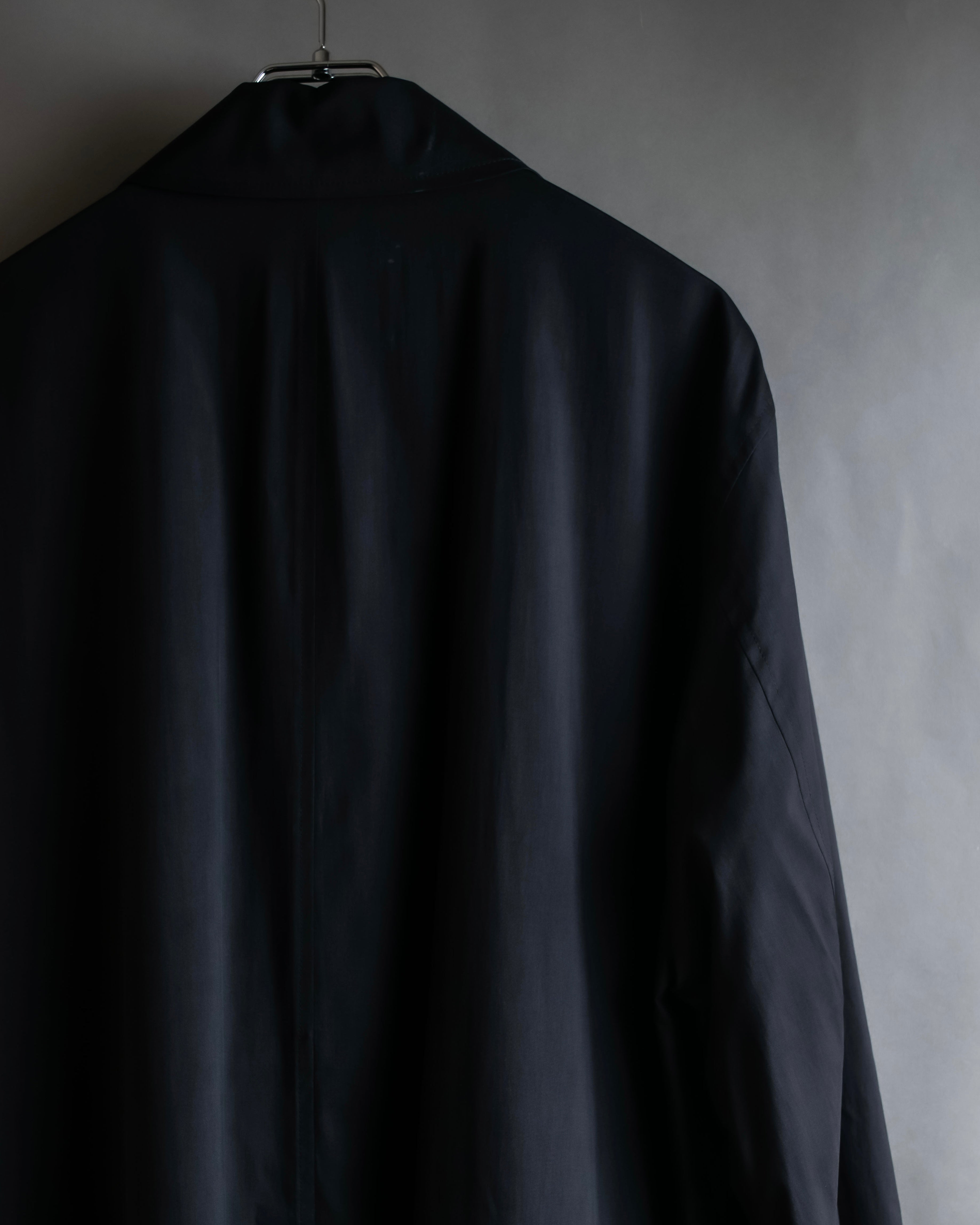 "Christian Dior" Straight line draping silk chester coat