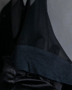 "GUCCI" Layered see-through design pullover