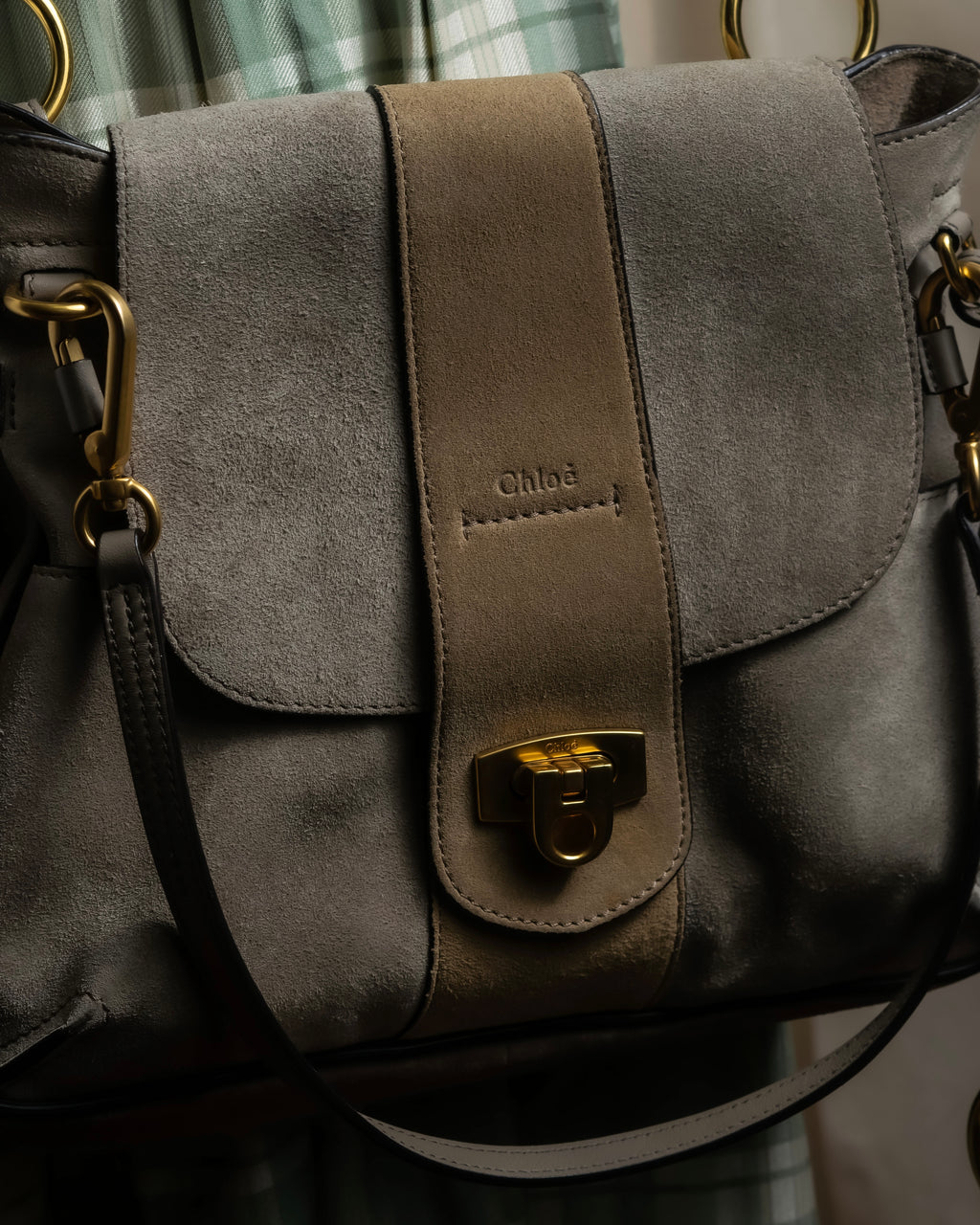 "Chloe" LEXA series 2way leather shoulder bag