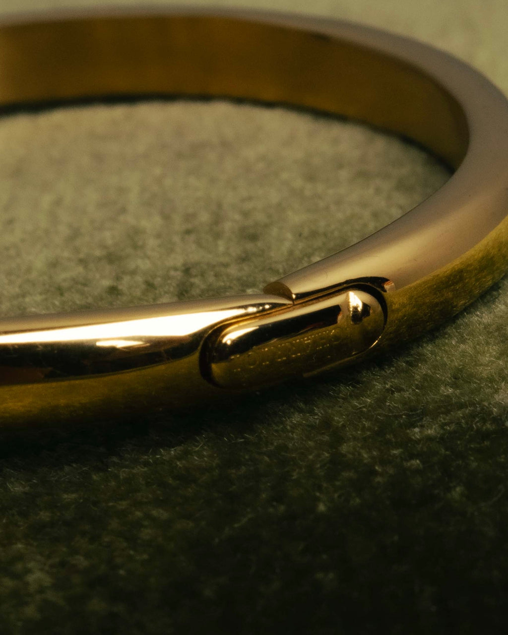 "CHARRIOL" 90's-00's Vintage PVD gold and steel cable link bangle