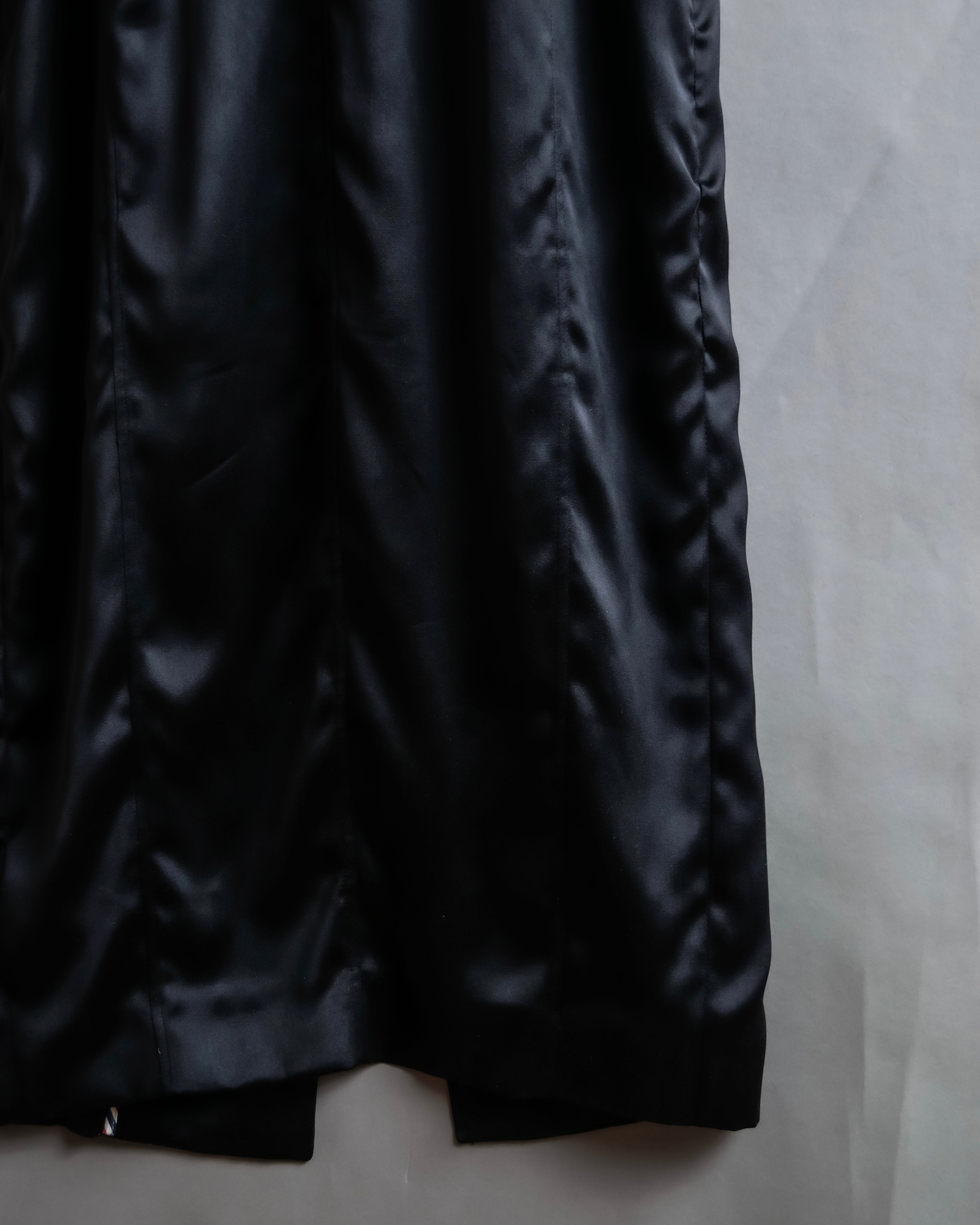 "THOM BROWNE" Shiny long hidden button shirt