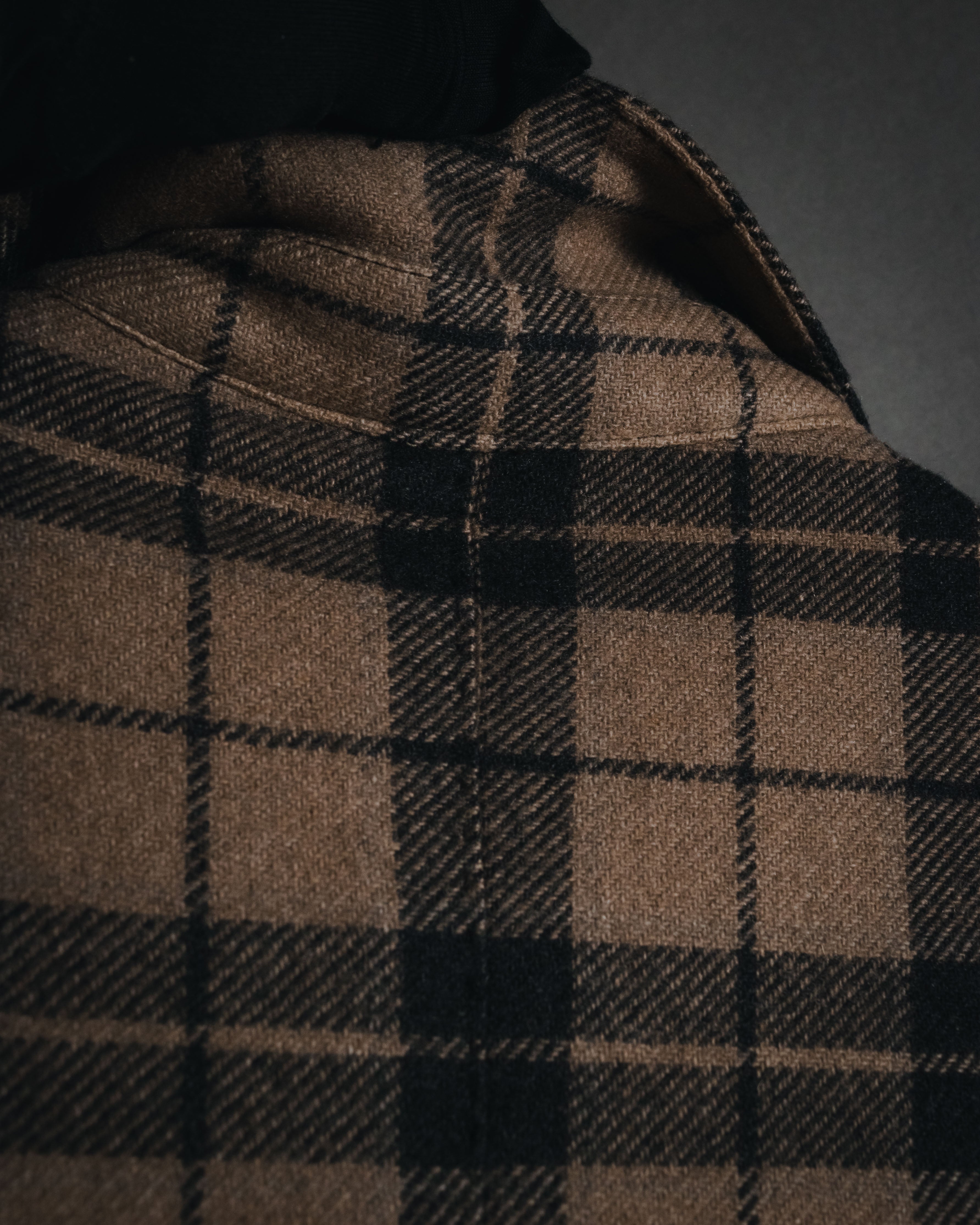 "LARDINI" Checked three-button soft-shoulder tailored jacket