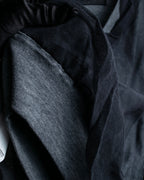 "DOLCE & GABBANA" Sheer layered V-neck grey knit