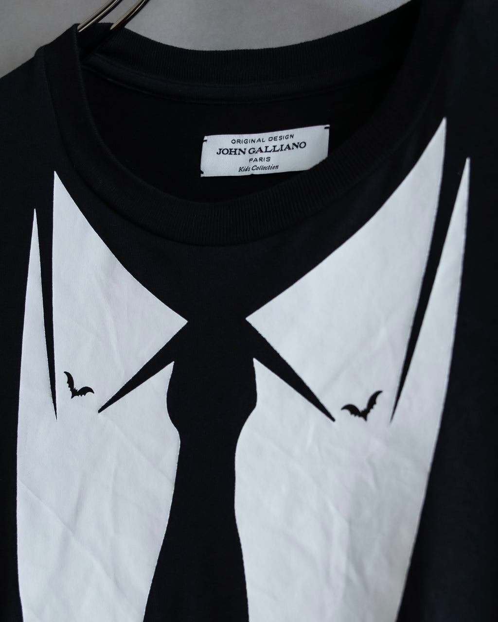 "John Galliano" Tie motif trompe l'oeil design pullover