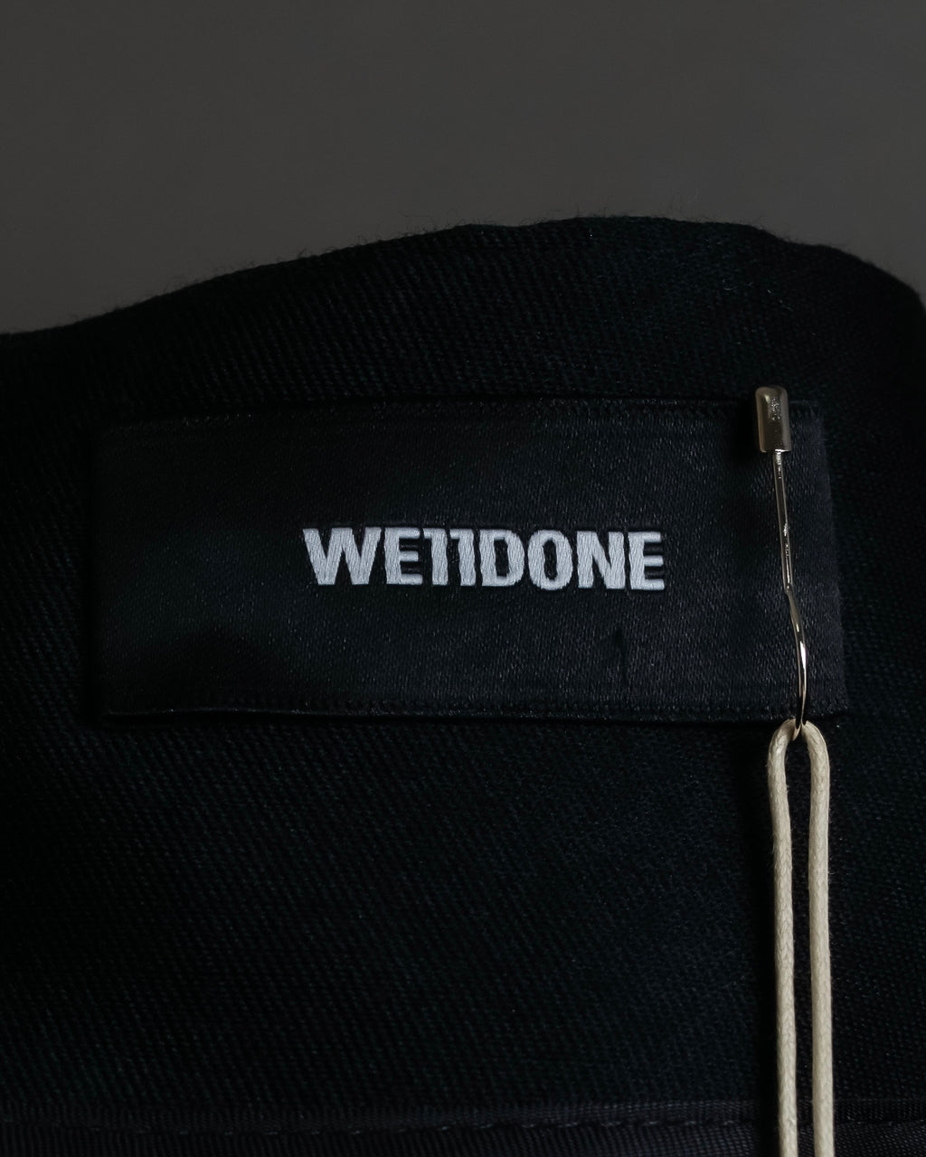 "WE11DONE" Flare silhouette super maxi skirt