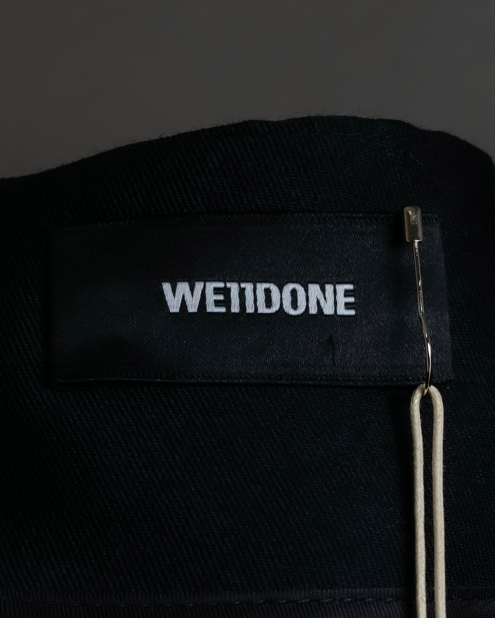 "WE11DONE" Flare silhouette super maxi skirt