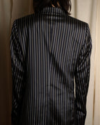 "Dolce & Gabbana" Silk design double-breasted tailored jacker