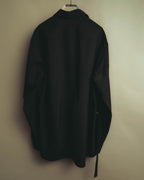 -SPECIAL- “VALENTINO” 2020-21 belted oversized wool-blend shirt