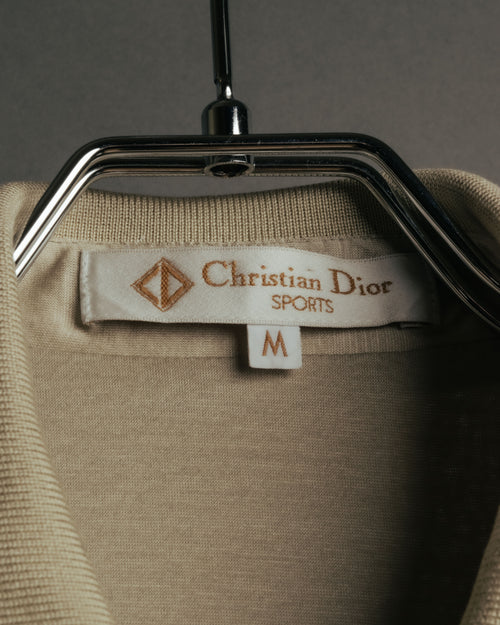 “Christian Dior” 90’s Gathered fly-front jersey blouse