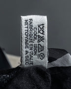 "CHANEL" Typography logo engraved large scarf