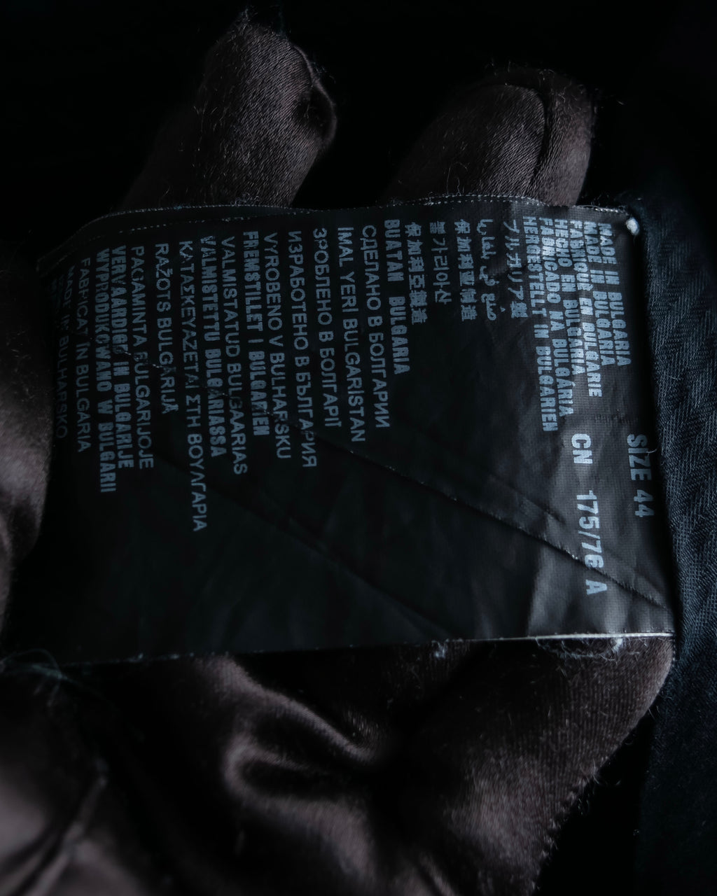 "PRADA" Wool cotton mix navy blue slacks