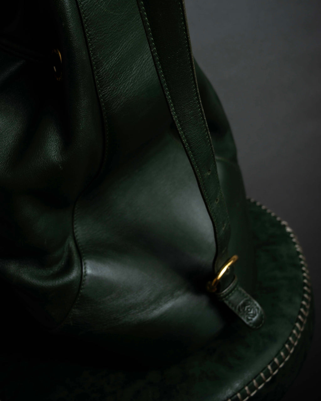 "LOEWE" Anton series drawstringsleather shoulder bag