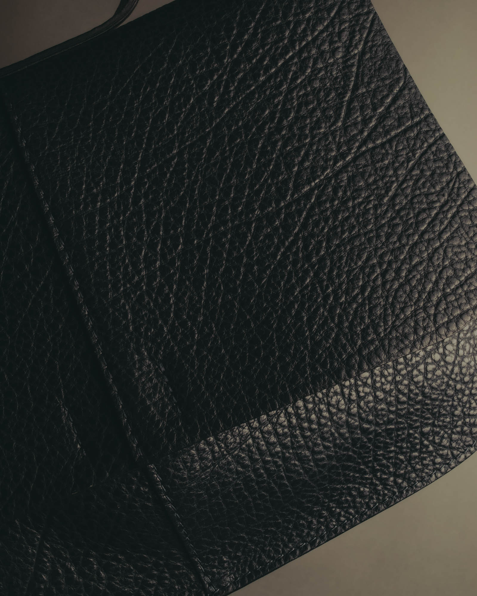 "GIANNI CHIARINI" 00's-10's Pebbled leather flap shoulder bag