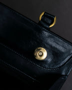 "Salvatore Ferragamo" Pocket detail leather combination tote bag