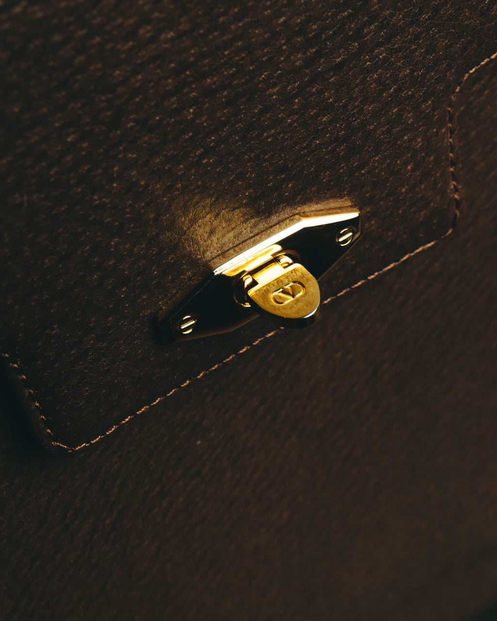 "Valentino Garavani" 80's-90's Classic box leather top-handle handbag
