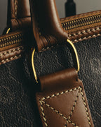 "Christian Dior" 70's-80's Honeycomb travel bag