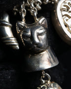 "Folli Follie" Symbolic charm design chain necklace