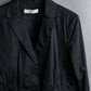 "PRADA" gathered detail cotton tailored jacket