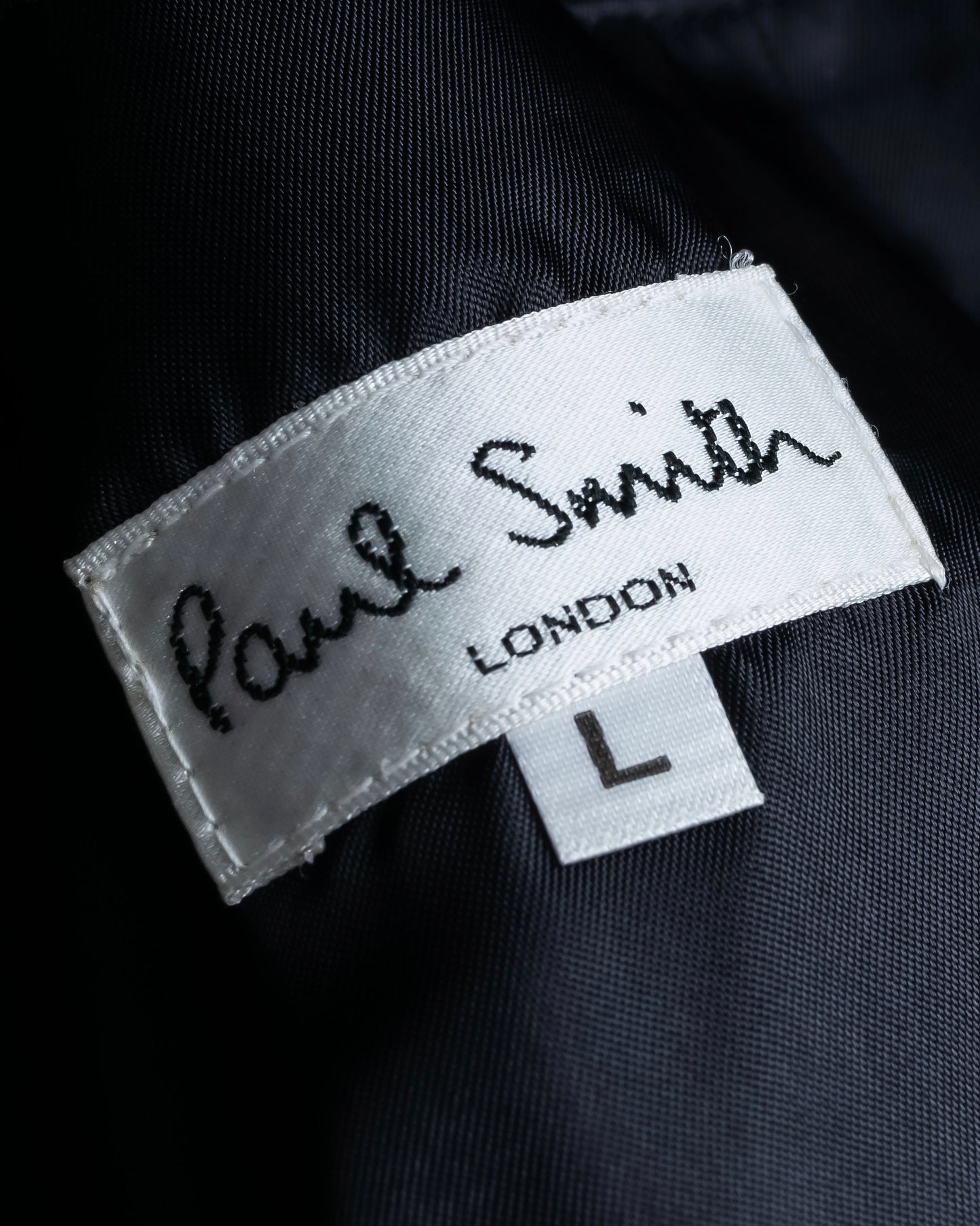 "PAUL SMITH" Military detail double-breasted sheepskin leather coat