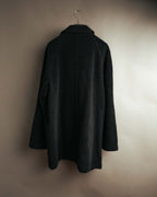"Max Mara WEEKEND LINE" 00's Minimal zip front wool blend coat