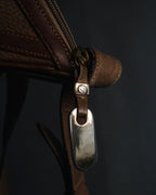 –SPECIAL– "GUCCI" 70’s pigskin horsebit piston hobo bag