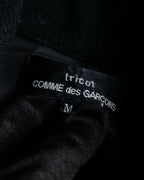 "tricot COMME des GARCONS" Fringe cut design tailored jacket