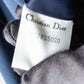 "Christian Dior" Asymmetrical gathered design tailored jacket