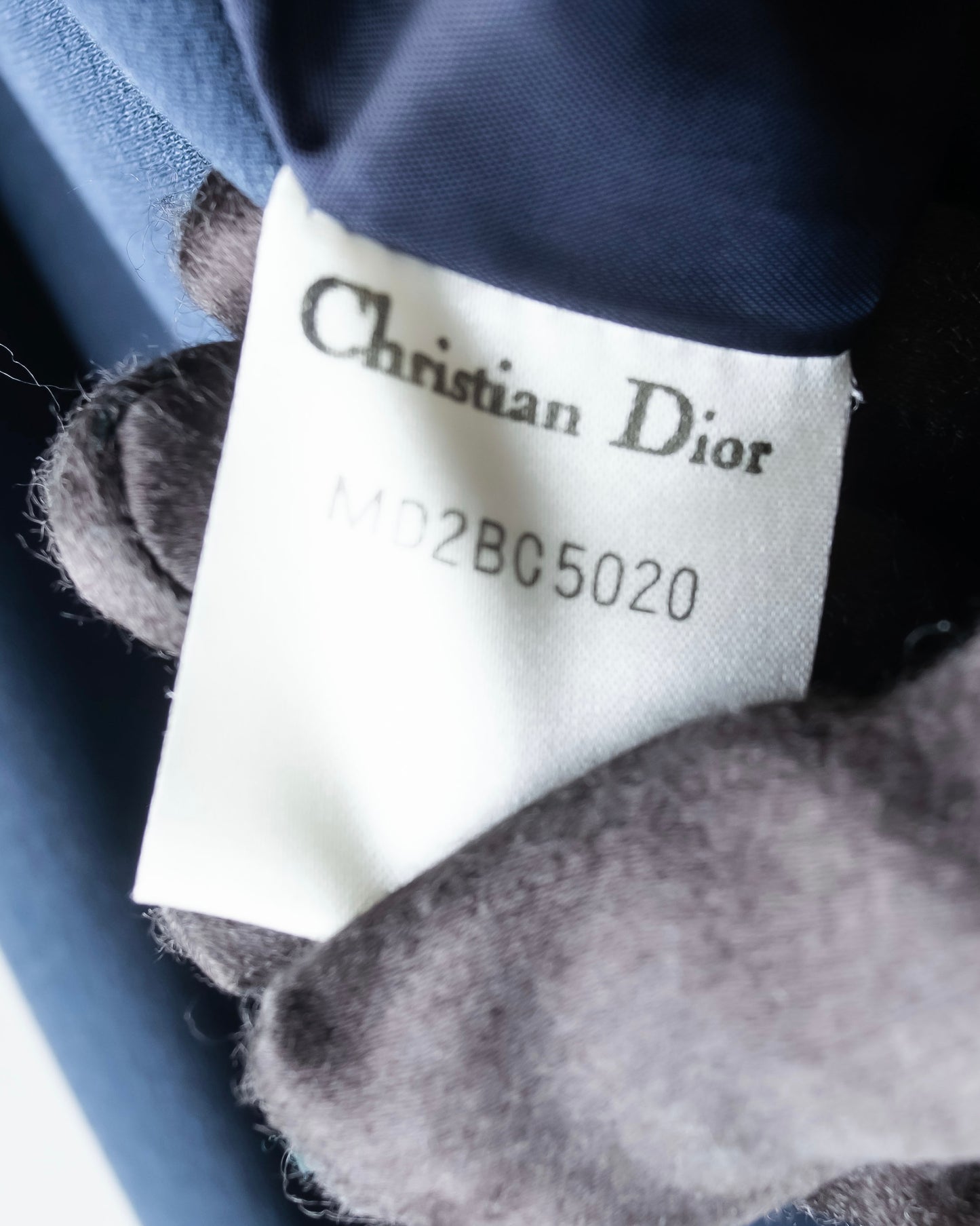 "Christian Dior" Asymmetrical gathered design tailored jacket