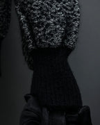 "Christian Dior PRETA PORTER"
Ribbon design mixed yarn knit pullover