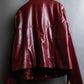 Vintage enamel like front button design blouson