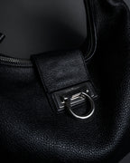 "Salvatore Ferragamo" Gancini motif draping leather bag