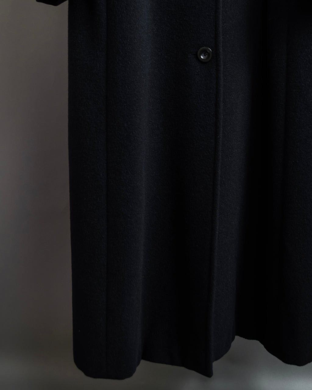 "Max Mara" Silver tag straight line shaped chester coat