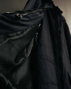 "Christian Dior" 90's functional hooded coat with detachable liner
