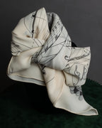 "HERMES" La Musique des Sphères Carre 90 silk scarf