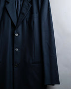 "GIORGIO ARMANI" Long length tailored jacket and wide tapered slacks set up