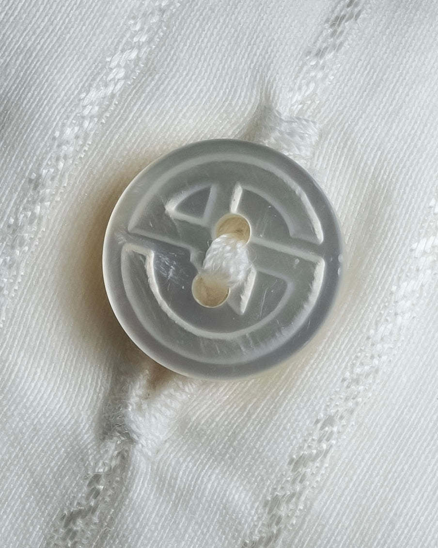 "GIORGIO ARMANI" Delicate striped white shirt